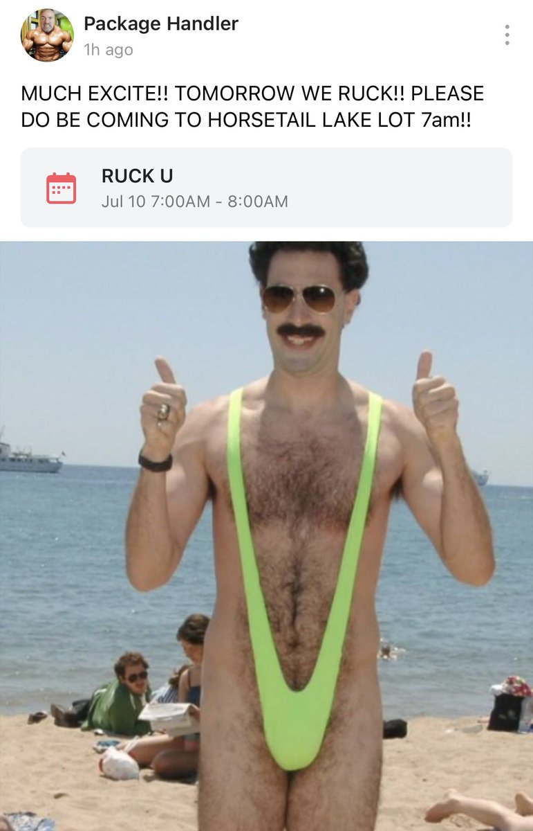 F3Southsid3's tweet photo. Ruck U is in session Sunday 7/10/22!   Join #PackageHandler for a Ruck! https://t.co/iSvlQc9g8F