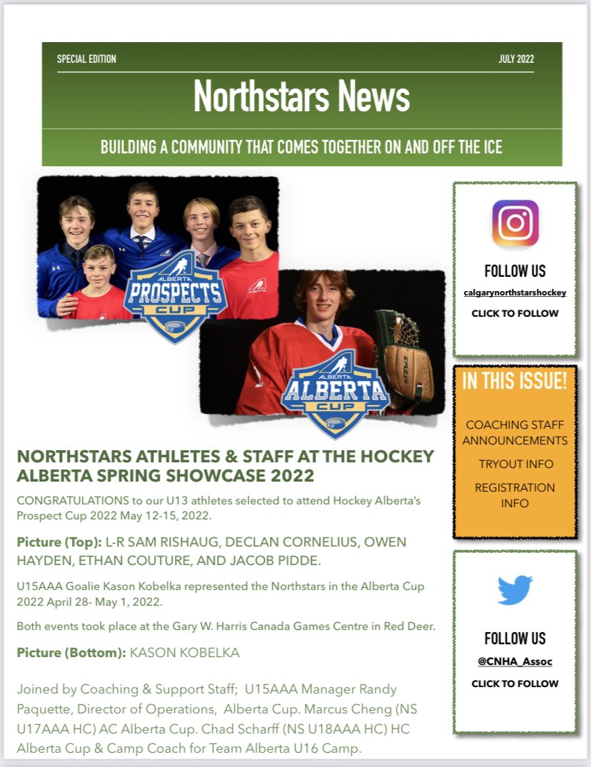 @NS_U18AAA #NorthstarNews is OUT 📰 Check your #Inbox Important #RegistrationFees update and much more …

#NorthstarsNews #NorthstarsFamily #NorthstarsPride