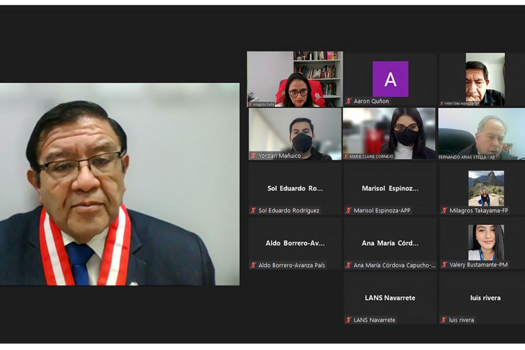 Agencia Andina on Twitter: "Pacto Ético contribuye a generar espacios de  diálogo y al voto informado, afirma José Luis Arenas, presidente del  @JNE_Peru, en reunión virtual con 12 organizaciones políticas  https://t.co/JzL0H2Vkrm https://t.co/PMbqsT56Ar" /