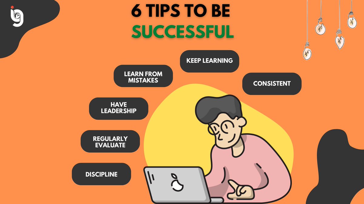 infogurukuledu's tweet photo. 6 Tips To Be Successful
➡Discipline
➡Regularly Evaluate
➡Have Leadership
➡Learn From Mistakes
➡Keep Learning
➡Consistent

#learn #tips #success #successful #career #discipline #leadership #learnandearn #cosistent #elearning #onlineeducation #bestlearningapp #educators #RT https://t.co/0Xqn6mziXL