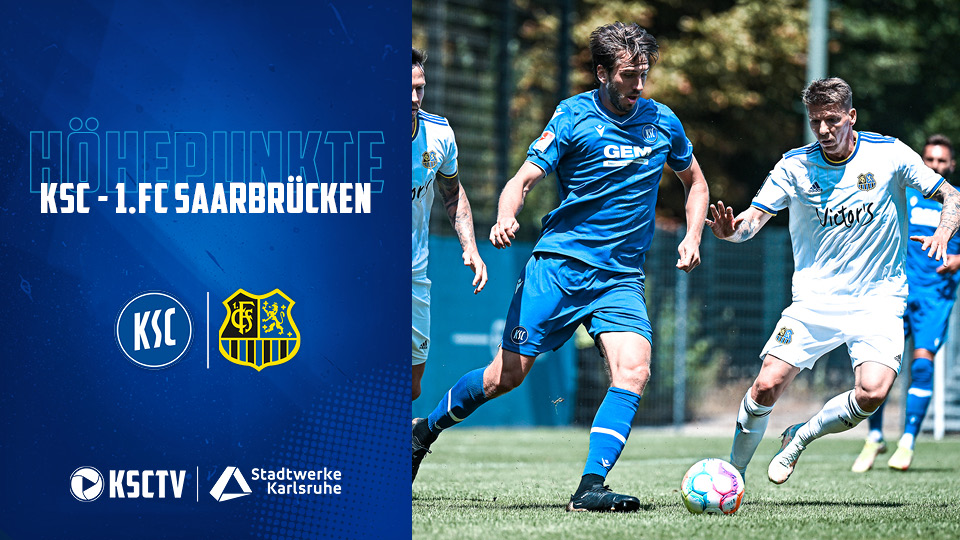 KarlsruherSC's tweet photo. 📺 Bevor die große Überraschung um 20 Uhr platzt, kommen hier noch die Höhepunkte von #KSCFCS, um euch die Wartezeit zu verkürzen! ▶️ https://t.co/rxvl3FcmFM #KSCmeineHeimat https://t.co/3MFTlqBy8K