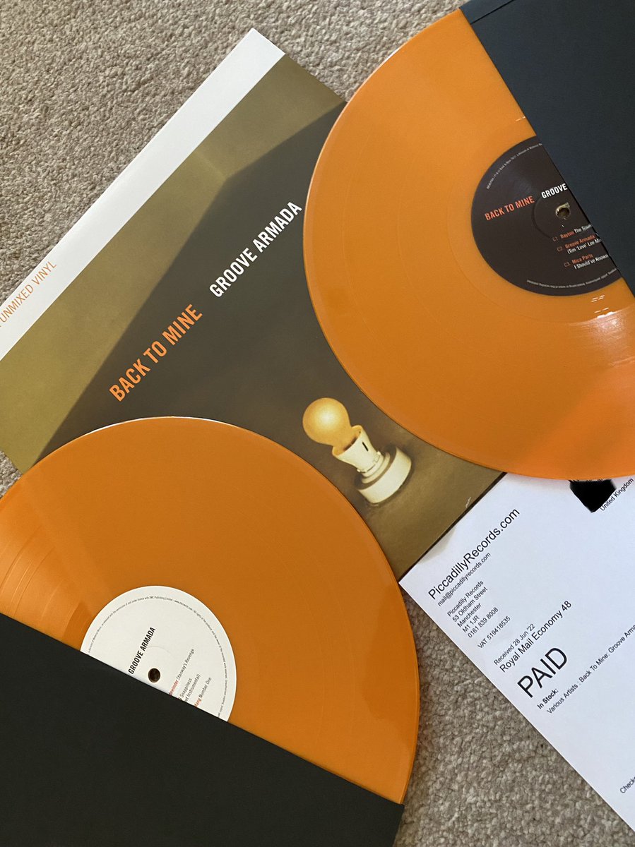 D_Bucko's tweet photo. Just arrived 🙌🏼 
Saturday evening, sunshine garden chill coming up. 
Take that covid. 
Nice one @PiccadillyRecs &amp; @GrooveArmada 😎 https://t.co/vNmK82sRcr
