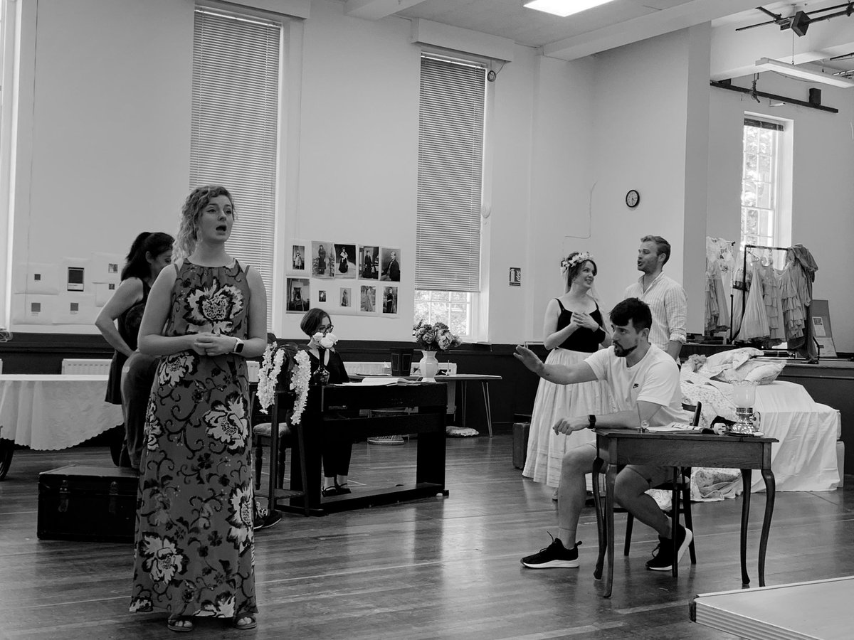 EllaMarchment's tweet photo. Week 4 studio rehearsals of #OHPLittleWomen are complete and I finally had full cast in the same room for two hours! Yippie! @operahollandpk #opera #happydirector https://t.co/ATHXwuoBn4