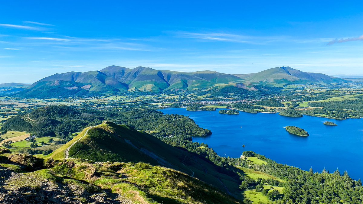 Good evening all. So after a very busy few days we’ve managed to get out for a good walk.  We’re currently sat on the top of Catbells all alone and it’s beautiful.  Wishing everyone a wonderful weekend