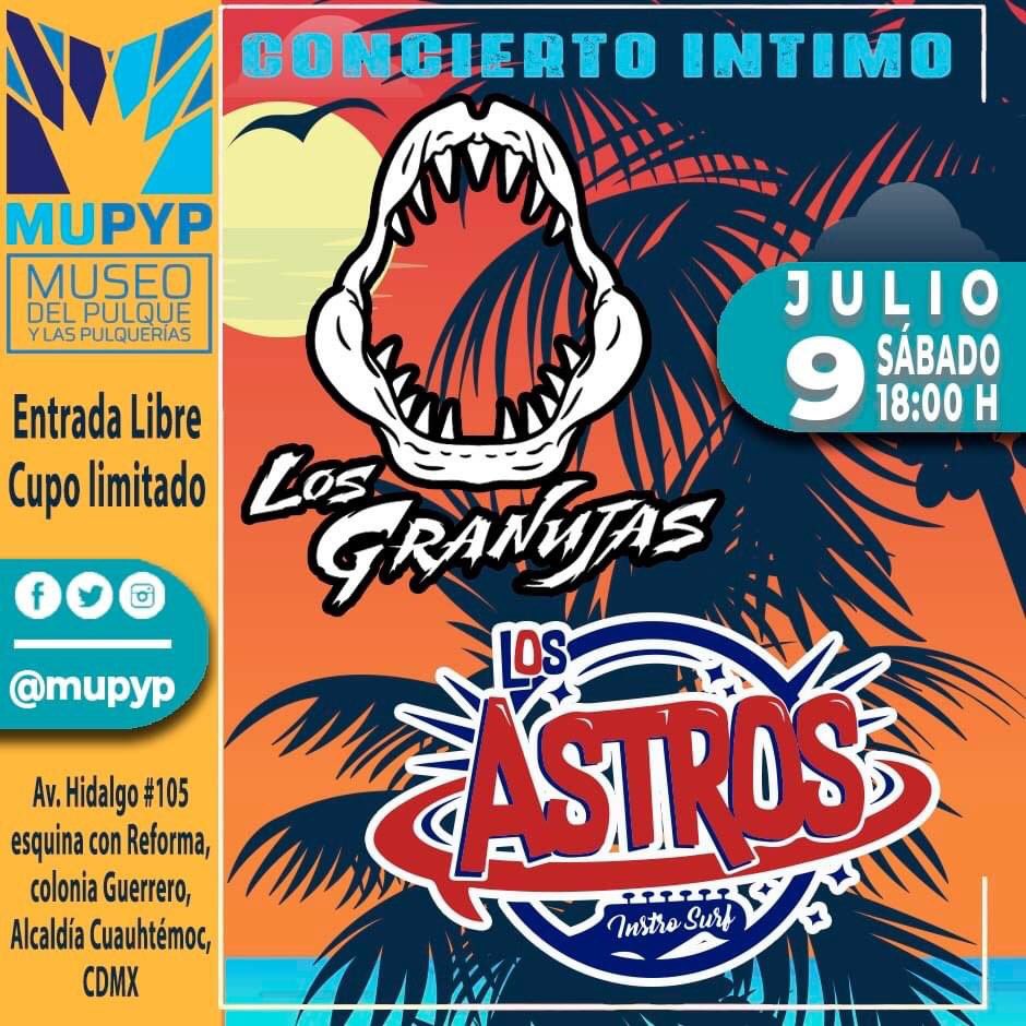 mupyp_mx's tweet photo. Hoy 
Sábado 09 Julio 
6:00 pm
@LosGranujasWeb 
#LosAstros 
#mupyp https://t.co/lBm4cUXYte