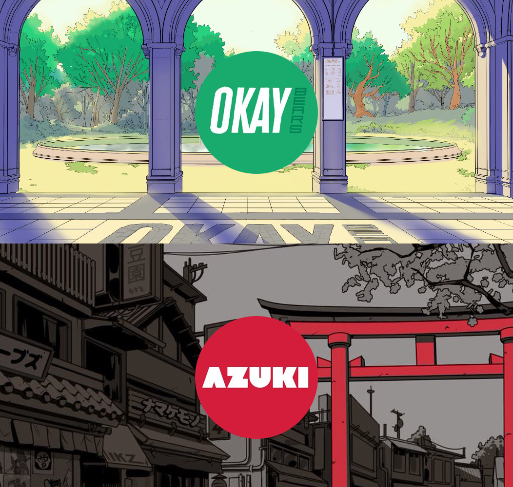 OkayZuki's tweet photo. We've combined two great collections in the NFT space and we'd love to share our hard work with you. If this post gets 10 ⛩️ from @AzukiOfficial holders and 10👌 from @okaybears holders, we'll do a big giveaway just for you. If not, we're gonna be okay too. Have a great weekend! https://t.co/NZuam5zWHE