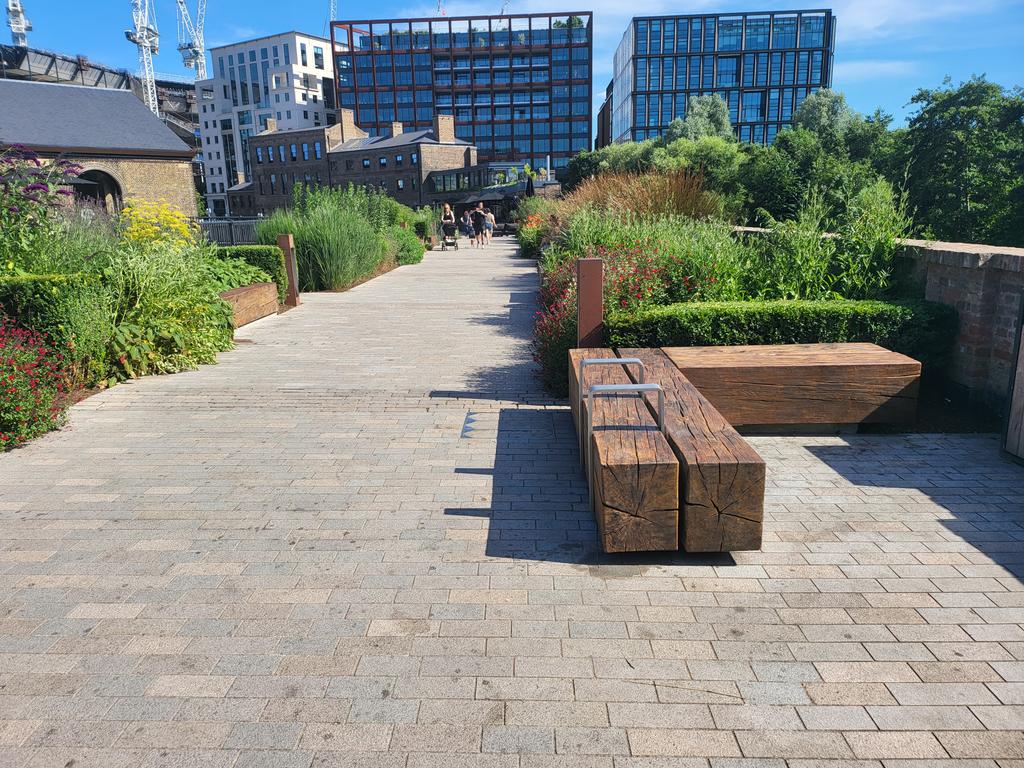 A field trip to London took us to the coal drop yards on a beautiful day.