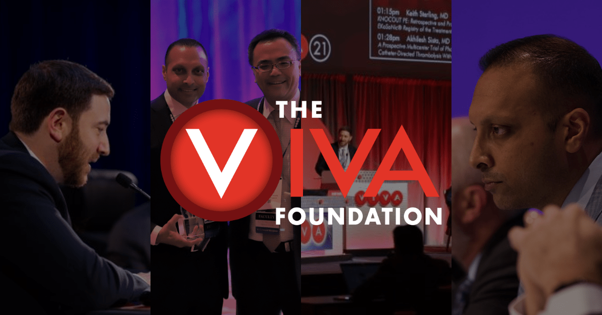 Drs. Patel & Secemsky have been valued partners of The VIVA Foundation for several years, serving as conference faculty and in other important roles. We are pleased to have their extensive knowledge and experience as we continue our efforts in advocacy, education, and research.