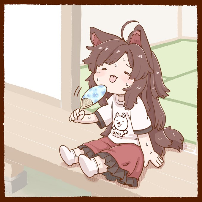 あついね～ 