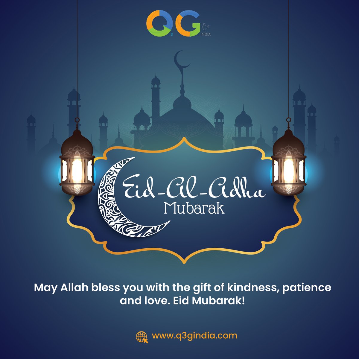 IndiaQ3g's tweet photo. Q3G India wishes you and your family happy Eid al Adha..
.
.
#Q3GIndia #eid #EidAlAdha #eidmubarak #festival #festivalvibes #happyeid #HappyEidAlAdha #happyeidmubarak #happyeidmubarak #EidMubarakEveryone #bakraeid #BakraEid2022 https://t.co/6YCVL60aSL