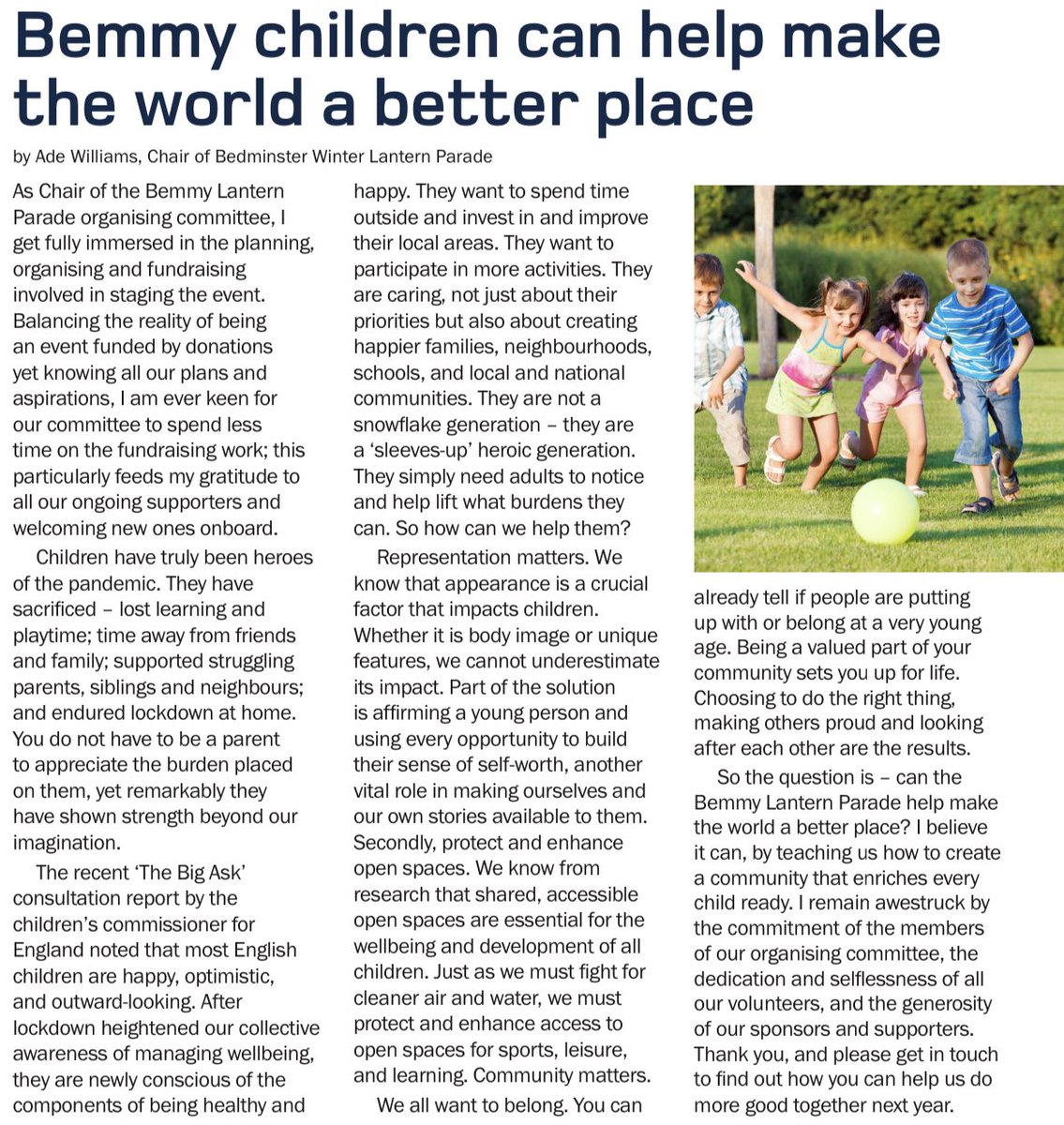 adewilliamsnhs's tweet photo. Please kindly donate to help us make the 2022 #BemmyLanterns project a reality. Proud to be part of this wonderfully inclusive community event. Here again is why I believe so much in its vision, impact and legacy. To support us: https://t.co/wjvFK1KEdO https://t.co/Hav60AsG8F