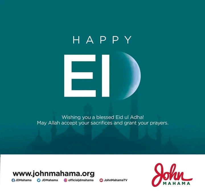 Happy #EidAlAdha from @NJOAgyemang and @JDMahama!
#JohnandJane