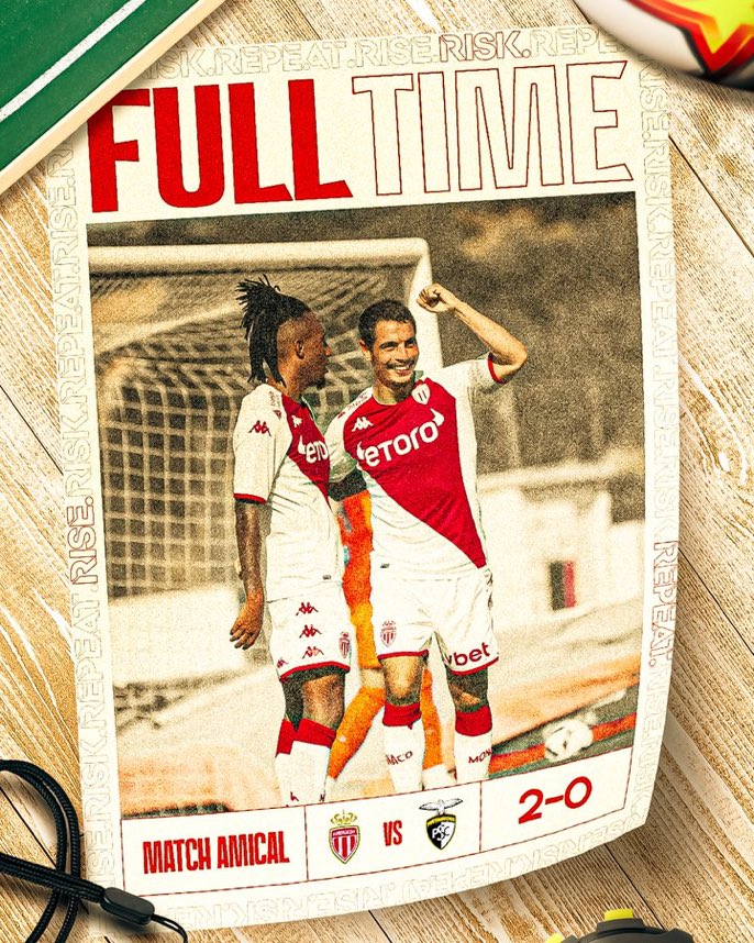 AS_Monaco_BR's tweet photo. ⏱ Fim do jogo!
Vitória para os nossos monegascos nesta 4ª partida de preparação.
⚽️ @WissBenYedder
⚽️ @fofana22_
2-0 #ASMPSC https://t.co/wZjSnuVosJ