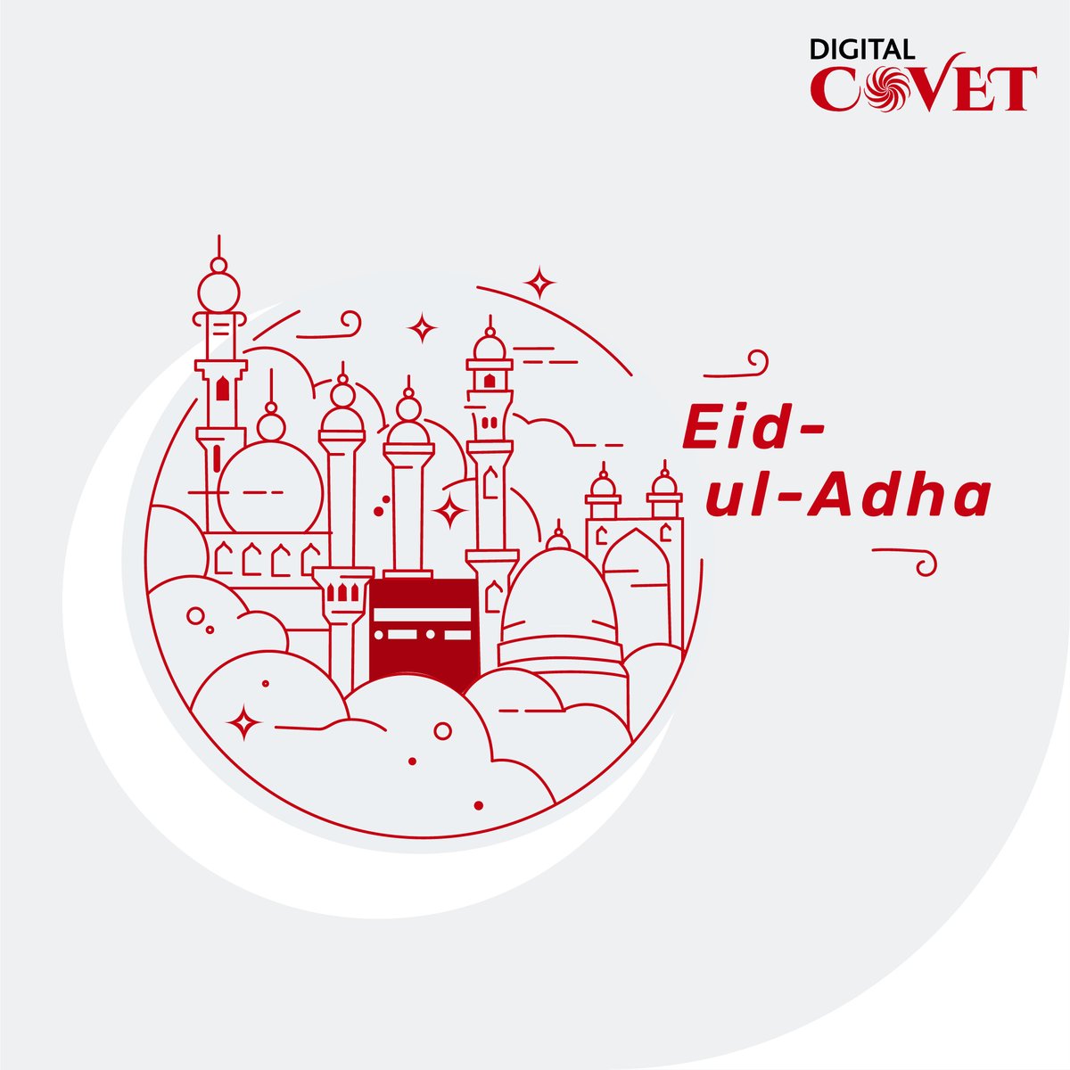 DigitalCovet's tweet image. Become a harbinger of peace, joy, and love on this divine occasion. Eid Mubarak! 

#DigitalCovet #EidMubarak