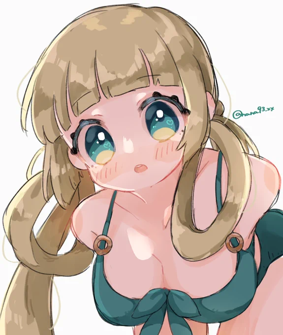 よもぎに水着着せてあげたくて落書き～