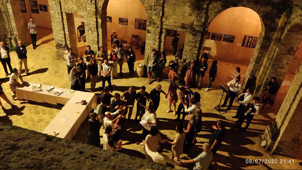 Thanks to all the participants 🥂💃🧑‍🔬 #Erice #social #dinner #music