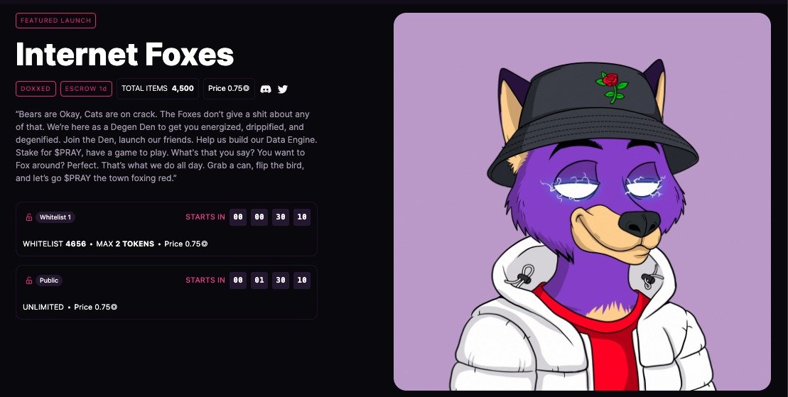 Mint Is Live On <a href="/MagicEden/">Magic Eden 🪄</a> 🪄

magiceden.io/launchpad/inte…