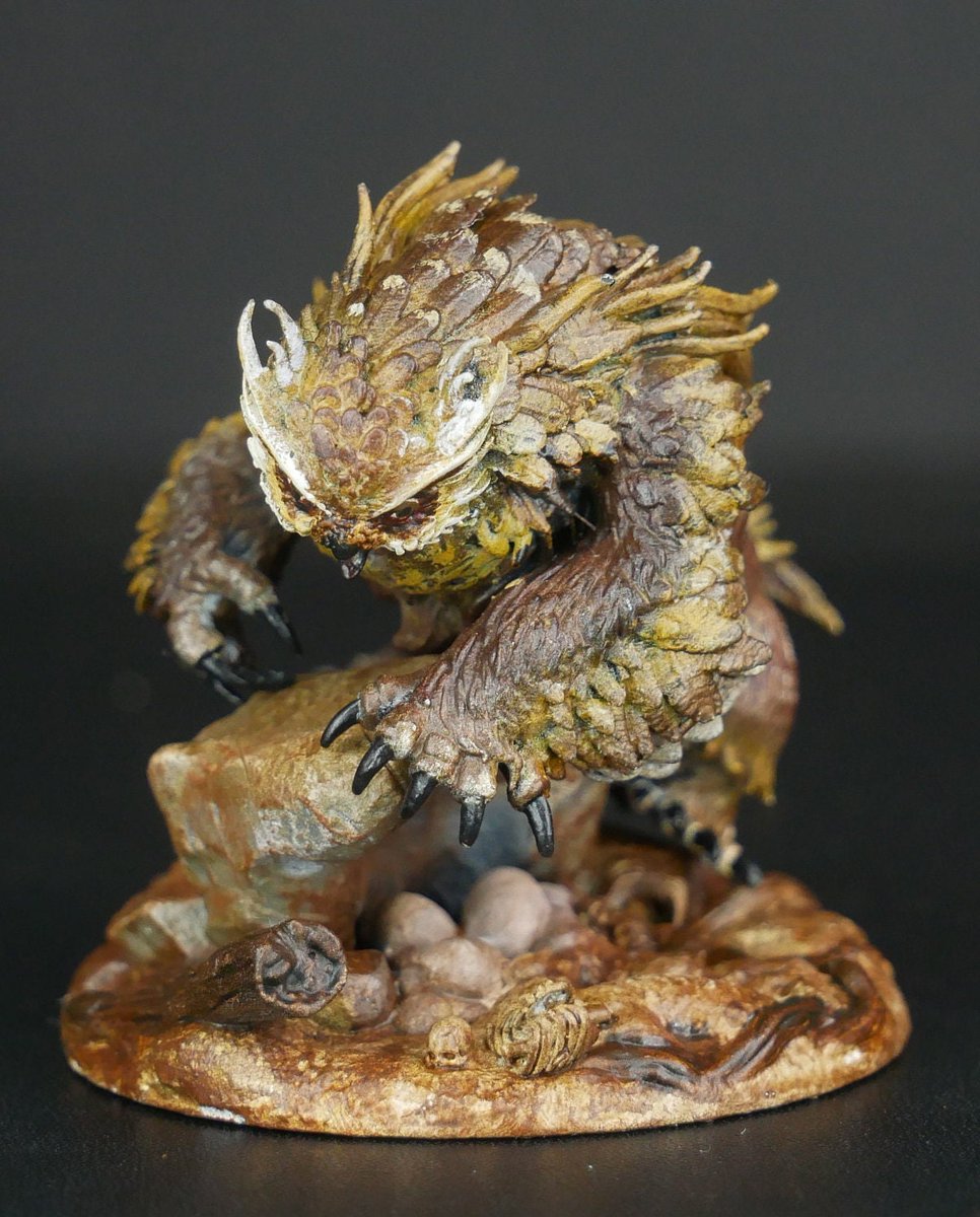 hawksmoor_s's tweet photo. Excited to share the latest addition to my #etsy shop: Hand painted Owlbear with nest miniature | TTRPG | RPG | DND https://t.co/0GV7P10rlW #dnd #dungeonsanddragons #5e #pathfinder #ttrpg #rpg #fantasymini #miniature #monster https://t.co/gMuVdG4I7E