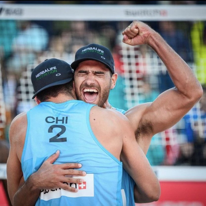 💥¡Campeones del Beach Pro Tour!💥

Marco y Esteban Grimalt 🇨🇱 se adjudicaron la copa 🏆 en Gstaad, Suiza, tras derrotar 2-0 a la dupla de República Checa 🇨🇿 

¡Lo dieron todo! ¡Felicitaciones! 👏👏😎🤩
#ChileCompite