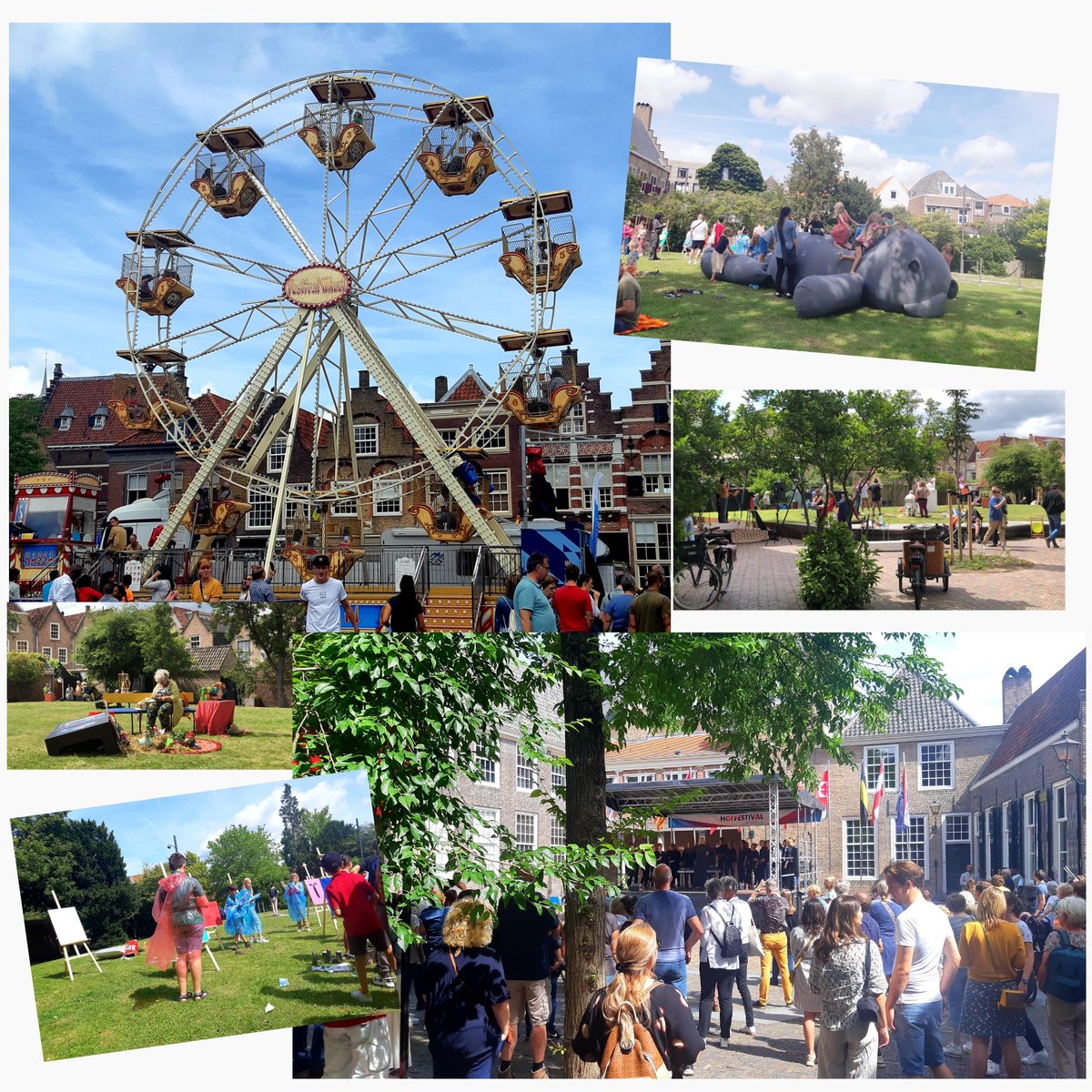 Vandaag leuke activiteiten voor jong en oud tijdens het Hoffestival in het Centrum van Dordrecht. #Dordrecht #Centrum #Hoffestival