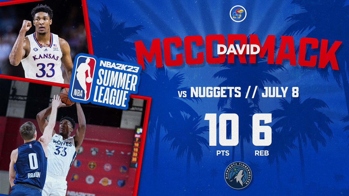 KUHoops's tweet photo. Our #NBAJayhawks already making some noise at Summer League π https://t.co/dzAVVMERvb