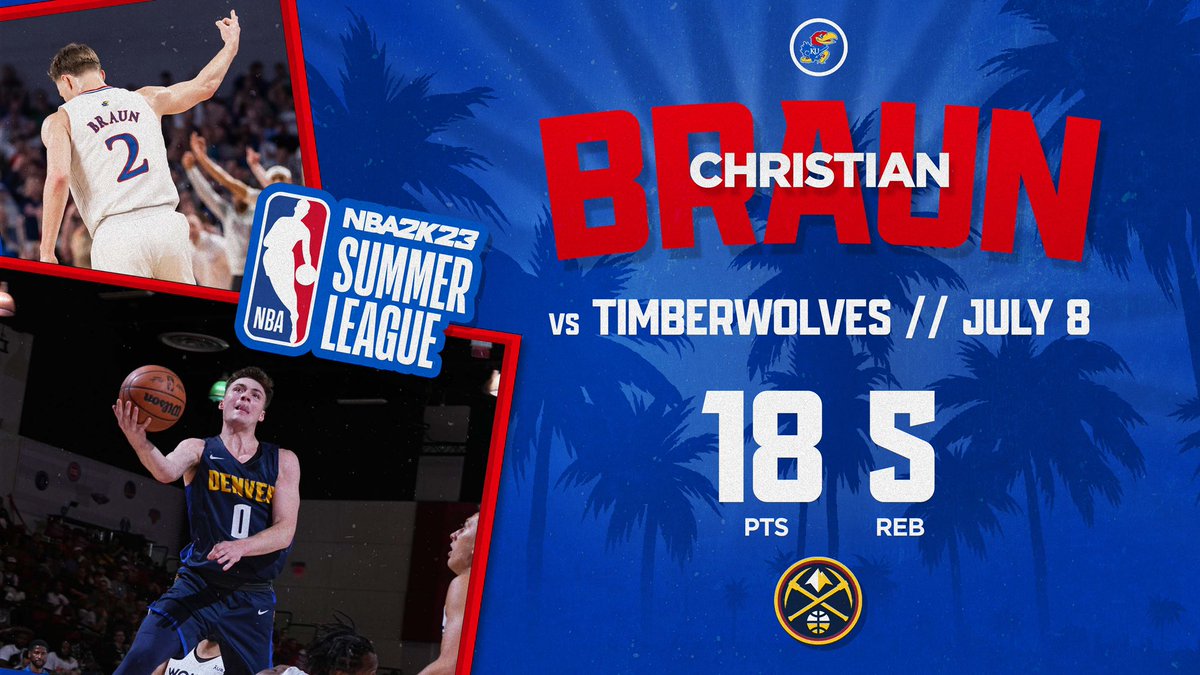 KUHoops's tweet photo. Our #NBAJayhawks already making some noise at Summer League π https://t.co/dzAVVMERvb