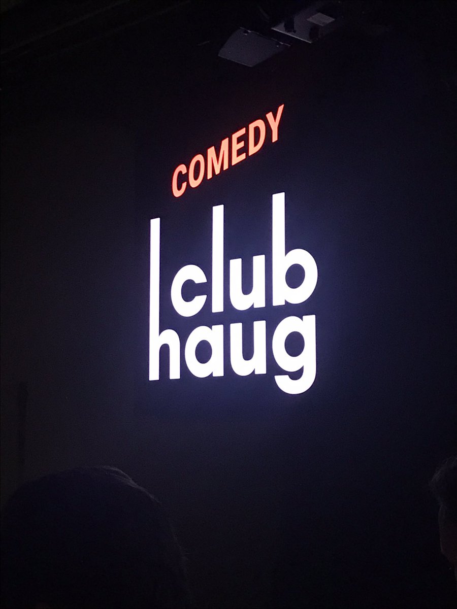 Zo een avondje stand-upcomedian in club Haug in Rotterdam.. met Ernst