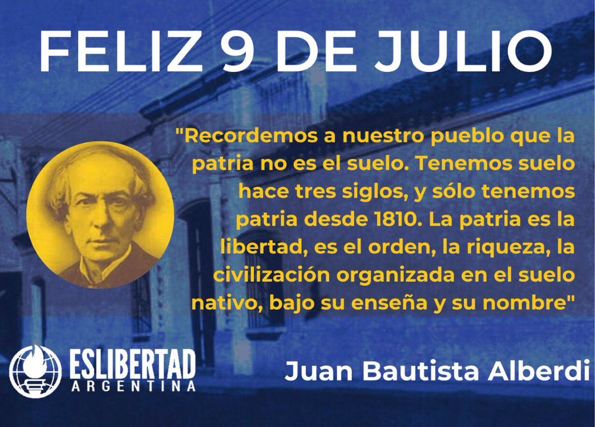 ‘’SOLO BASTA QUE LOS PUEBLOS NOS DECIDAMOS A SER ARTÍFICES DE NUESTRO PROPIO DESTINO’’ #Argentina #9DeJulio #VivaLaPatria