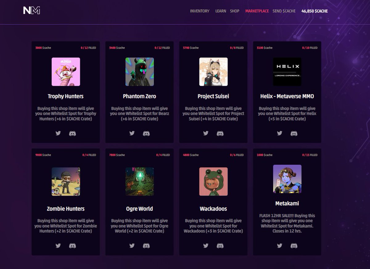 🔥 WL Marketplace updating in 20mins including <a href="/MetakamiNFT/">METAKAMI™</a>   🔥

👀 Bear market, only 37 listed of 2600 NFTs....! have you seen a thinner floor on <a href="/opensea/">OpenSea</a> ??? come join.....

opensea.io/collection/neu…