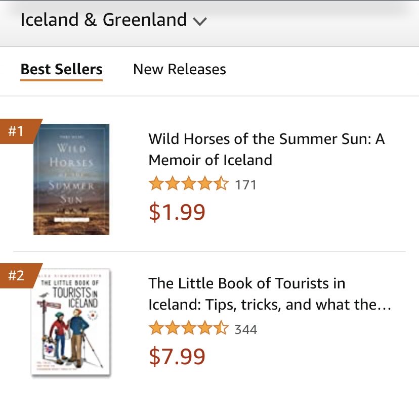 exploratoryish's tweet photo. My book is number one today and at a greatly reduced price! So if you're planning to visit #Iceland soon... https://t.co/ld0krGR1Q2