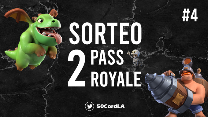 THE | 50 | CORD (@50cordla) on Twitter photo 👑 SORTEO DE 2 PASS ROYALE 👑
Requisitos:
•Seguirnos:
<a href="/50CordLA/">THE | 50 | CORD</a>
•Mencionar a 3 amigos
•Dar 🔁 y ❤ a este Tweet
Termina este Martes (12/07/23:59🇵🇪)
¡Mucha suerte a todos! 🔥 👑 SORTEO DE 2 PASS ROYALE 👑
Requisitos:
•Seguirnos:
<a href="/50CordLA/">THE | 50 | CORD</a>
•Mencionar a 3 amigos
•Dar 🔁 y ❤ a este Tweet
Termina este Martes (12/07/23:59🇵🇪)
¡Mucha suerte a todos! 🔥
