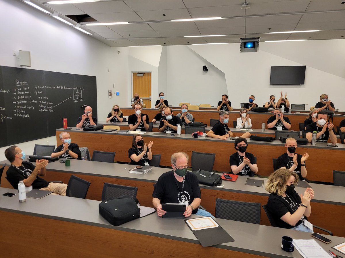 An awesome return to in-person #EPlus2022. A wonderful group and it was a pleasure to meet and work with everyone!

Rest up; you've earned it!