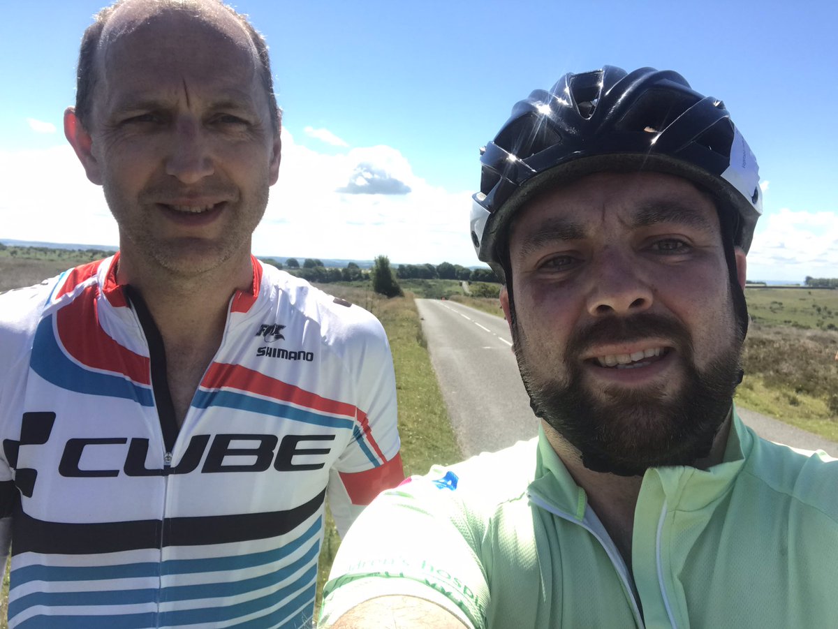 JakeGMBrep's tweet photo. Day 2 @chsw Ride for precious lives 2022, Taunton to Bideford via Exmoor. Was absolutely amazing, 78 miles up over Exmoor 5000 ft of climbing, smashed it, Legs are hurting though now, we are about 147 miles in with one more day to go. #chswride https://t.co/DmWaaM0auv