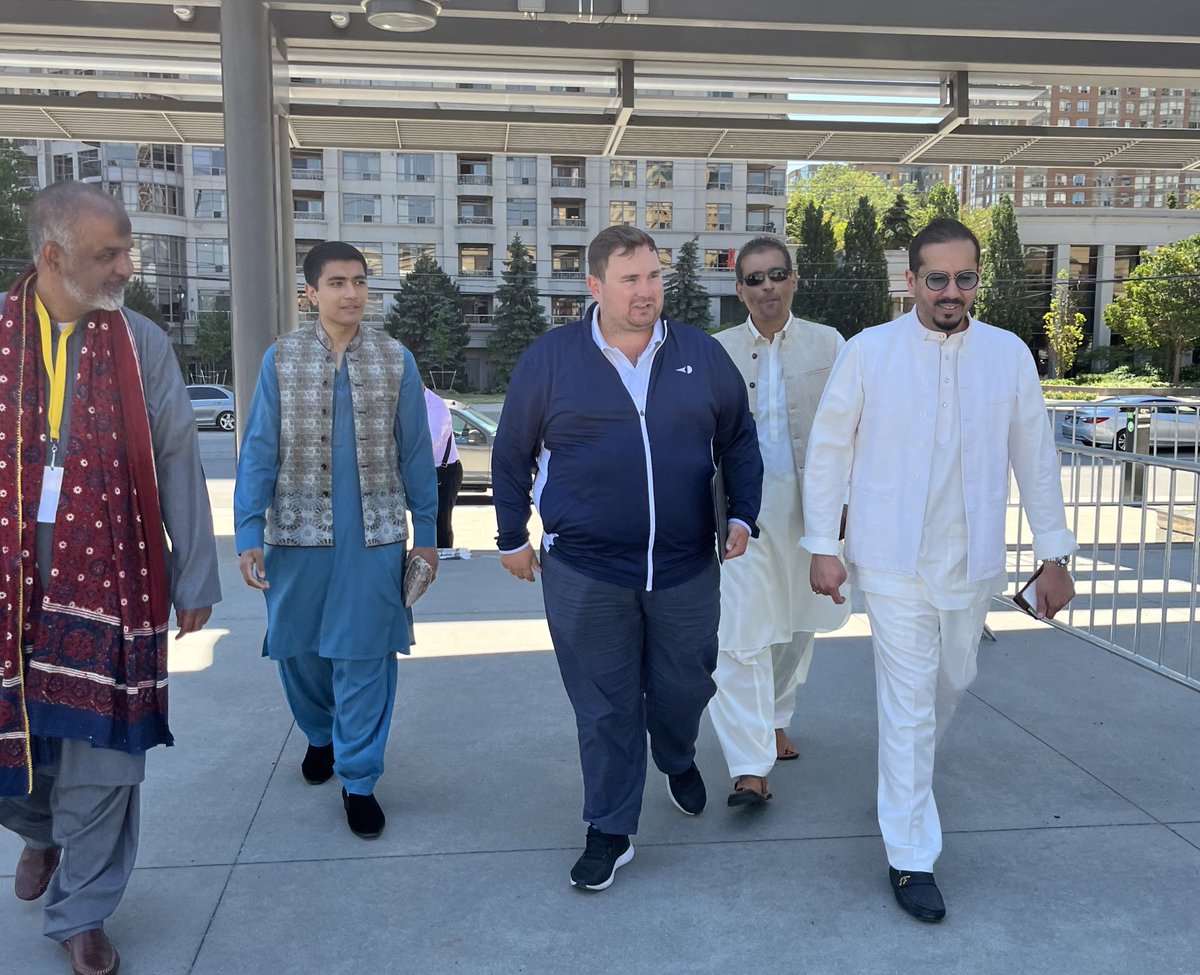 As many Ontarians are celebrating Eid across the province, It was great to join our Muslim community in Mississauga this morning for celebration &amp; Eid prayer. I was joined by my phenomenal colleagues <a href="/NatKusendova/">Natalia Kusendova-Bashta</a>, <a href="/SherefSabawyPC/">Sheref Sabawy</a>, <a href="/DeepakAnandMPP/">Deepak Anand</a> &amp; <a href="/ninatangri/">Nina Tangri</a>. 

#EidAdhaMubarak