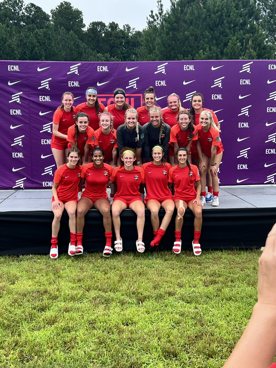 Into the National Championship game on Monday for our 05 girls. #ThisIsReal <a href="/ECNLgirls/">ECNL Girls</a>