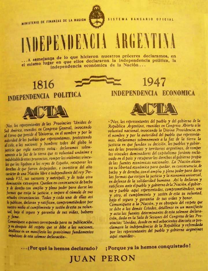 InstitutoJDP's tweet photo. 🇦🇷 9 de Julio | Día de la Independencia
Sin independencia económica no hay posibilidad de justicia social.
#PJSantaFe #DíaDelaIndependenica #VivaLaPatria https://t.co/aG1Wcae3PP