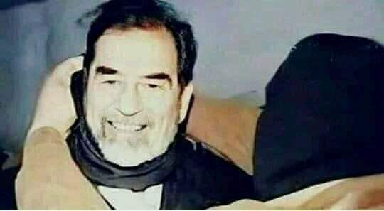 كل عام وانتم بخير
 حتى في ٱصعب موقف لم تهتز لة شعره
ٱنه #صدام_حسين
شهيد الحج الأكبر وسيد شهداء العصر 
 لقد مات من لا يستـحق المَـوت 
ليعيــش من لا يستـحق الحيـاة.
لقد مات جسمك وعاش اسمك ولا يموت تاريخك يا اسد العرب
دمت في قلوبنا حيا وميتا يا ابو عدي 
الله يرحمه ويسكنه فسيح جناته