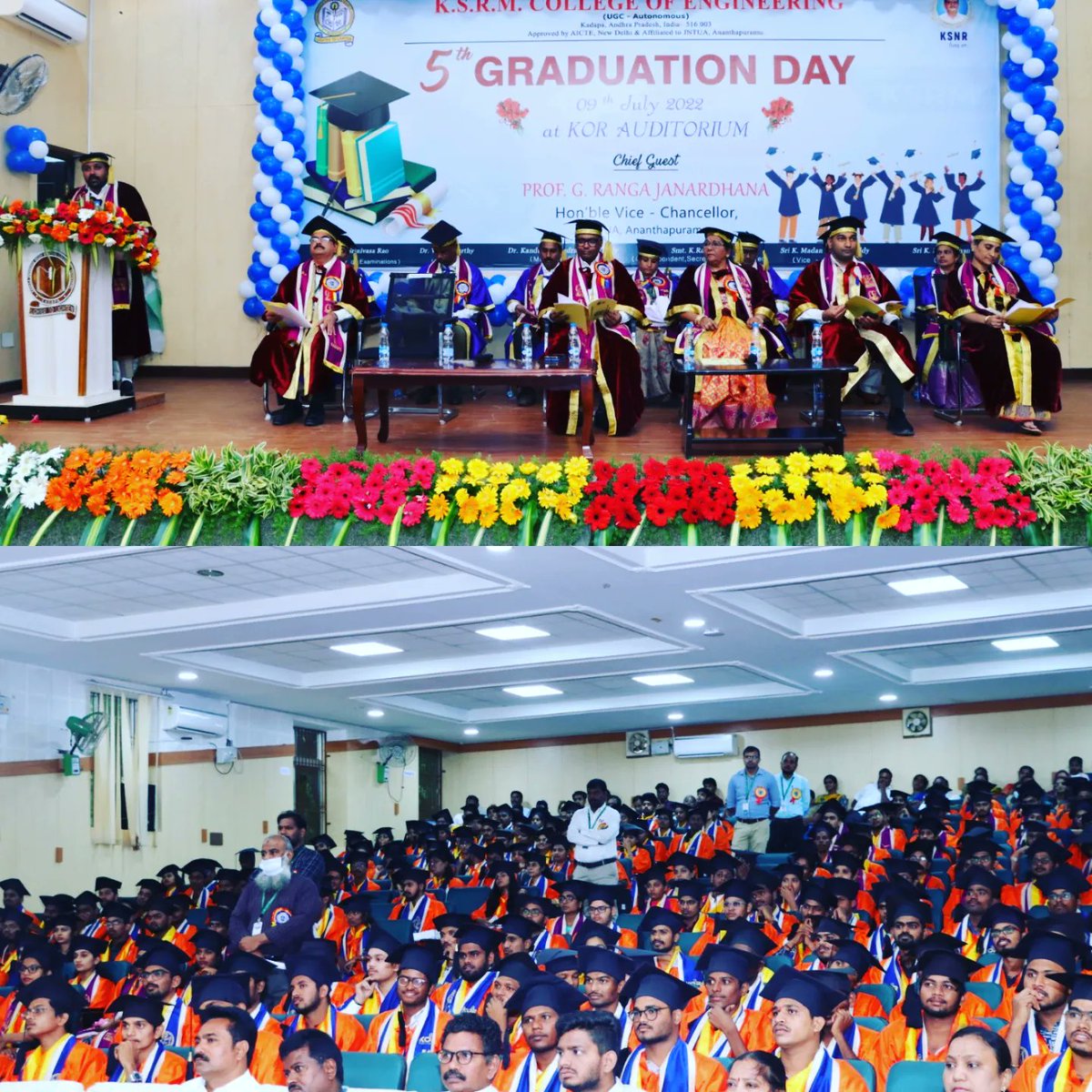ksrmceofficial's tweet photo. KSRMCE 5th graduation day celebrations
#5thgraduationday #ksrmgraduationday #201822batch #KSRM #ksrmce #kandulagroups #engineering #kadapa #ksrmceclubs #jntua #AICTE #aishe #apsche #IntiativesofMHRD https://t.co/uwLvA86Yxg