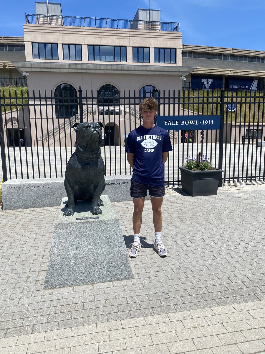 After a great camp and conversation with Coach Reno and Coach Vashel I am beyond grateful and blessed to have received my first D1 offer from Yale University!! What an amazing day and experience learning about this state of the art program! <a href="/CoachRenoYale/">Tony Reno</a> <a href="/StevenVashel/">Steven Vashel</a>