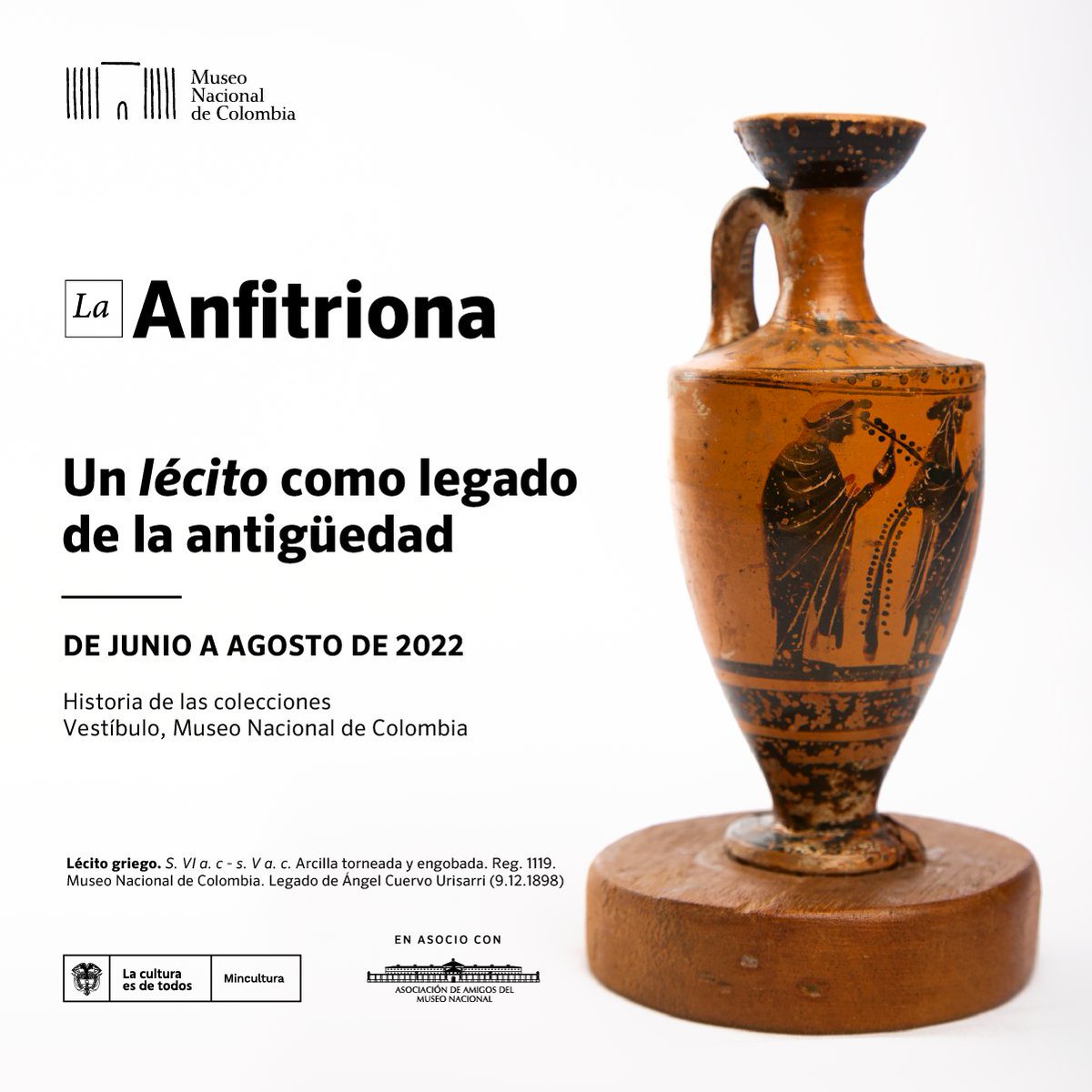 museonacionalco's tweet photo. #LaAnfitriona es una pieza custodiada habitualmente en las reservas. Sale al vestíbulo del Museo Nacional para acoger a los visitantes y exaltar la riqueza patrimonial de los colombianos. https://t.co/M8GalrQcvk