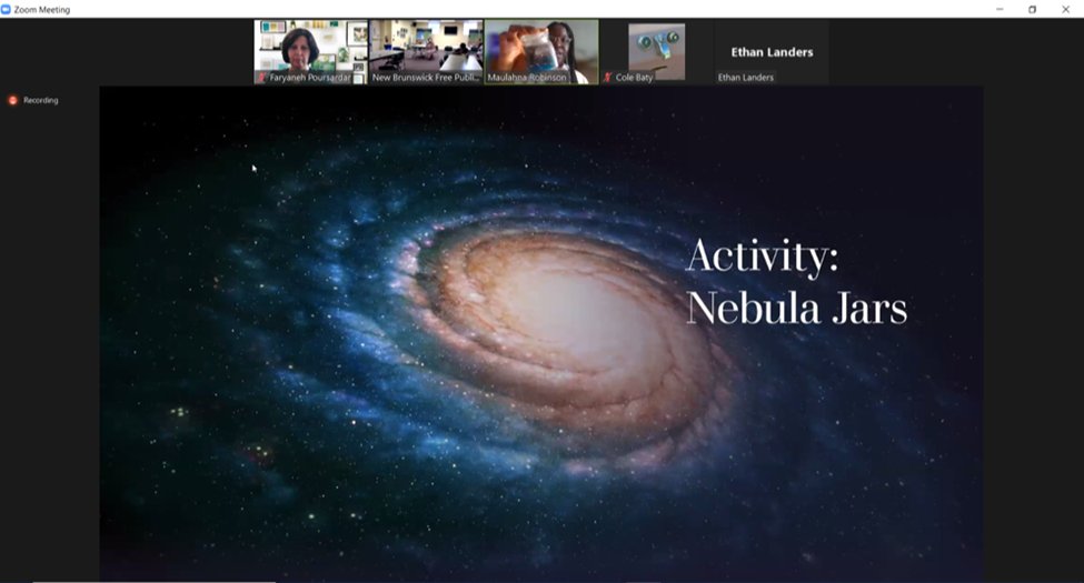 Faryane's tweet photo. My ODU CS team had another great STEM workshop as part of the “NASA@My Library” project for the New Brunswick Public library. Thanks Mauhlana Robinson @maulahna for the presentation. @NASA @STARNet_Project @spacescienceins @oducs @WebSciDL @ODUSCI
#SteminLib https://t.co/rbhcpZeLnL