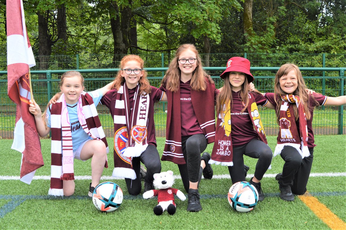 heartscoaching's tweet photo. After a fantastic first week of holiday courses at Tynecastle and Queensferry! 

The coaches are jumping in the cars and heading down to Langholm, Dumfries and Galloway!🚗💨 

This is a brand new partnership course with Active Schools Dumfries &amp; Galloway! @DGCsport 
#PlaytheGame https://t.co/WjwtW8U0vl