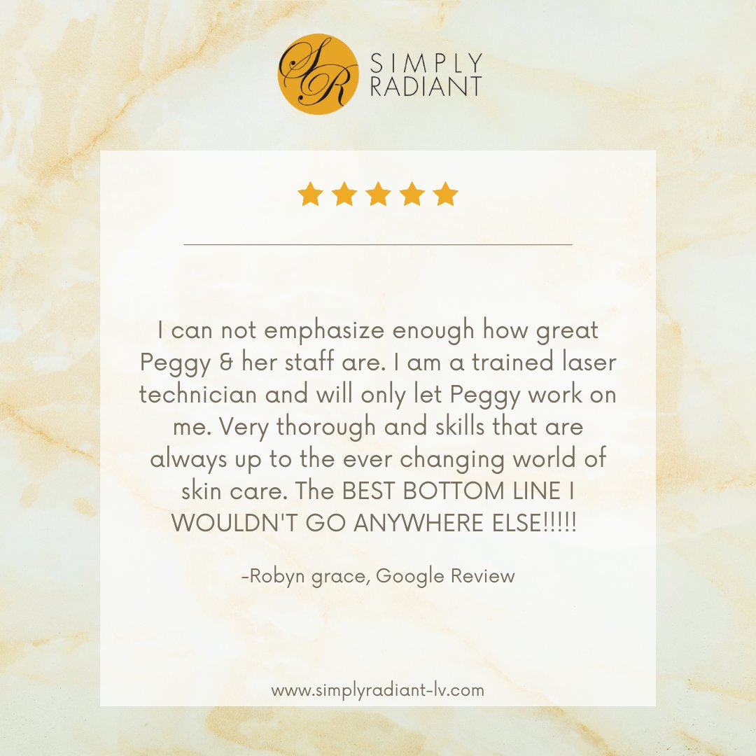 radiant_simply's tweet photo. Feeling all the love from this Google review! Thank you! 💛

#SimplyRadiant #SimplyRadiantLasVegas #LasVegasMedSpa #Skincare #Selfcare #Facials #LasVegasAestheticians #BusinessReview #GoogleReview https://t.co/fKRxzWeNn3