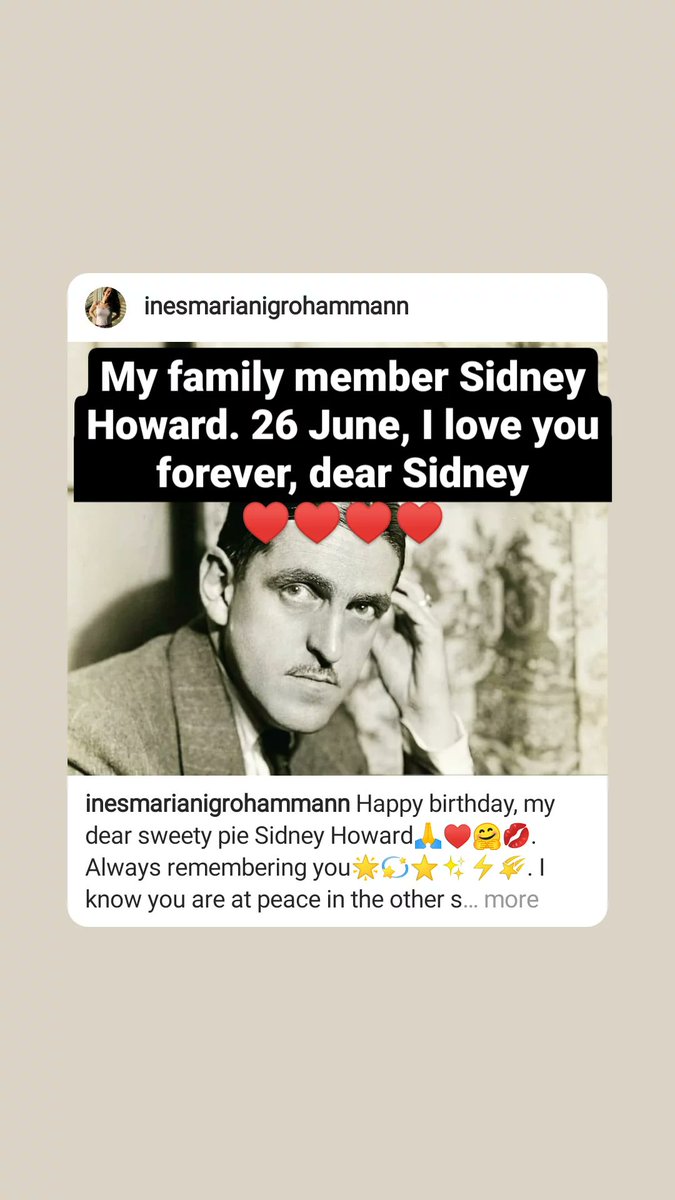 HammannInes's tweet photo. 26 June, Sidney Howard❤️❤️❤️❤️. 16 June, Tarzan❤️❤️❤️❤️. I'm going to the other side very soon. It will lead me to my father Adolfo Nigro Hammann🙏🙏 #sidneyhoward #tarzan #adolfonigro #adolfonigrohammann #inesmarianigrohammann #clairehoward #jenniferhoward https://t.co/kqFqe89iBt