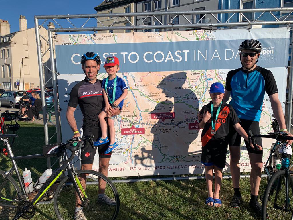 150 miles in a day, coast to coast? Completed it mate. #Coast2Coast justgiving.com/fundraising/Jo…