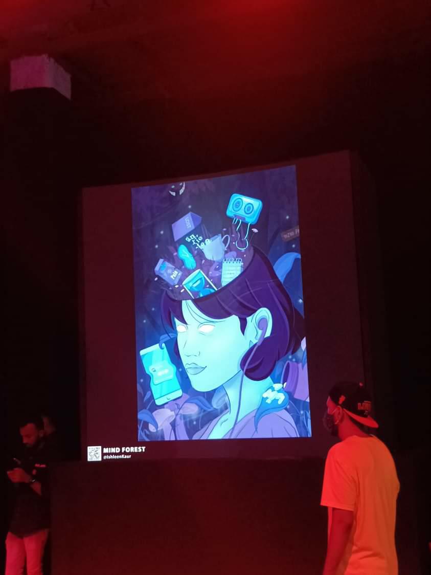 Alice in Wxnderland: Mind Forest displayed at @_lemonadesocial , Mumbai today ✨
opensea.io/assets/ethereu…