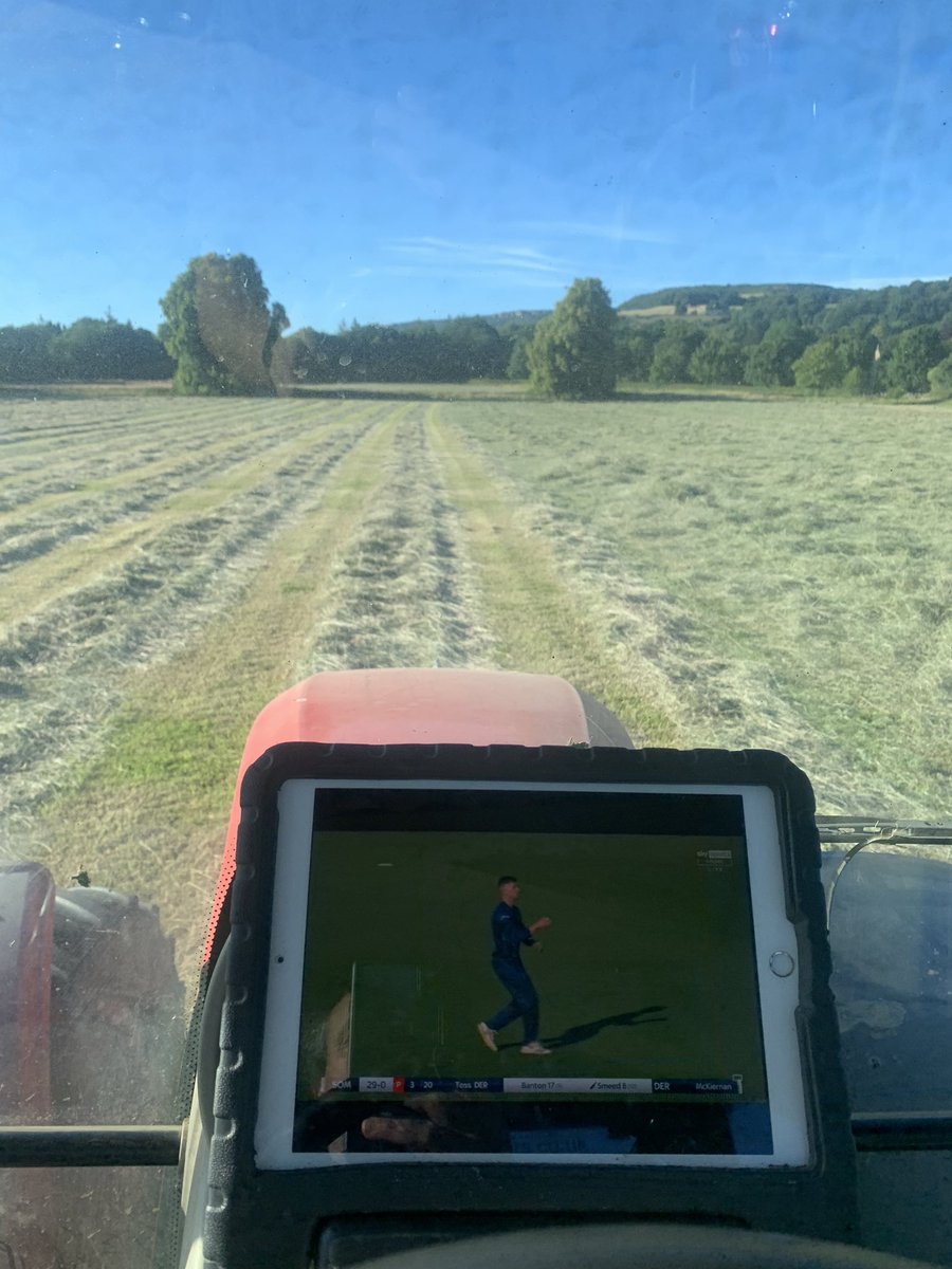 beefsheep's tweet photo. Does it make me a complete hero if I have kept wicket for @Chatsworth_CC in between turning hay today?!! 🏏 💪 ☀️ 🌾 https://t.co/jRJP7izyip