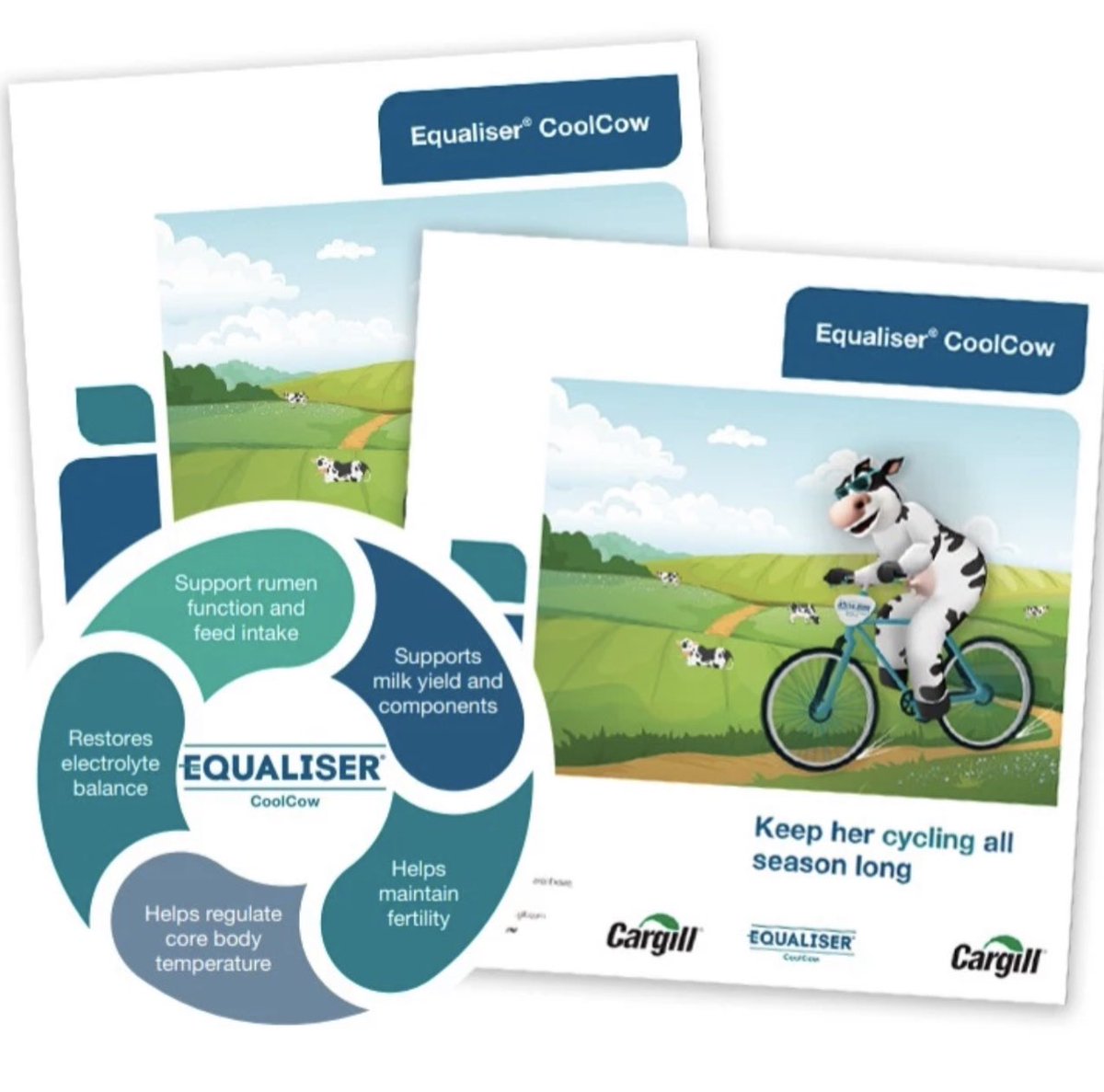 We have 14 days of no rain forecast with temperatures in the mid to high 20’s with some forecasting well in excess of 30 deg. Time to consider options to reduce heat stress and buffer feed poor grass growth. We can provide solutions including equaliser cool cow. Contact for info.