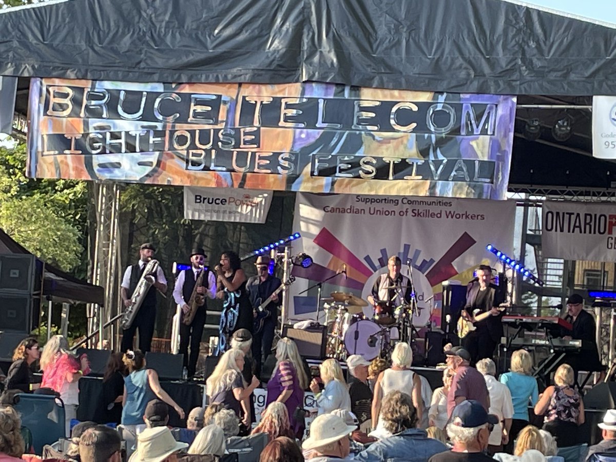 Dawn Tyler Watson …. one smooth voice ….. Kincardine Blues Fest!!!