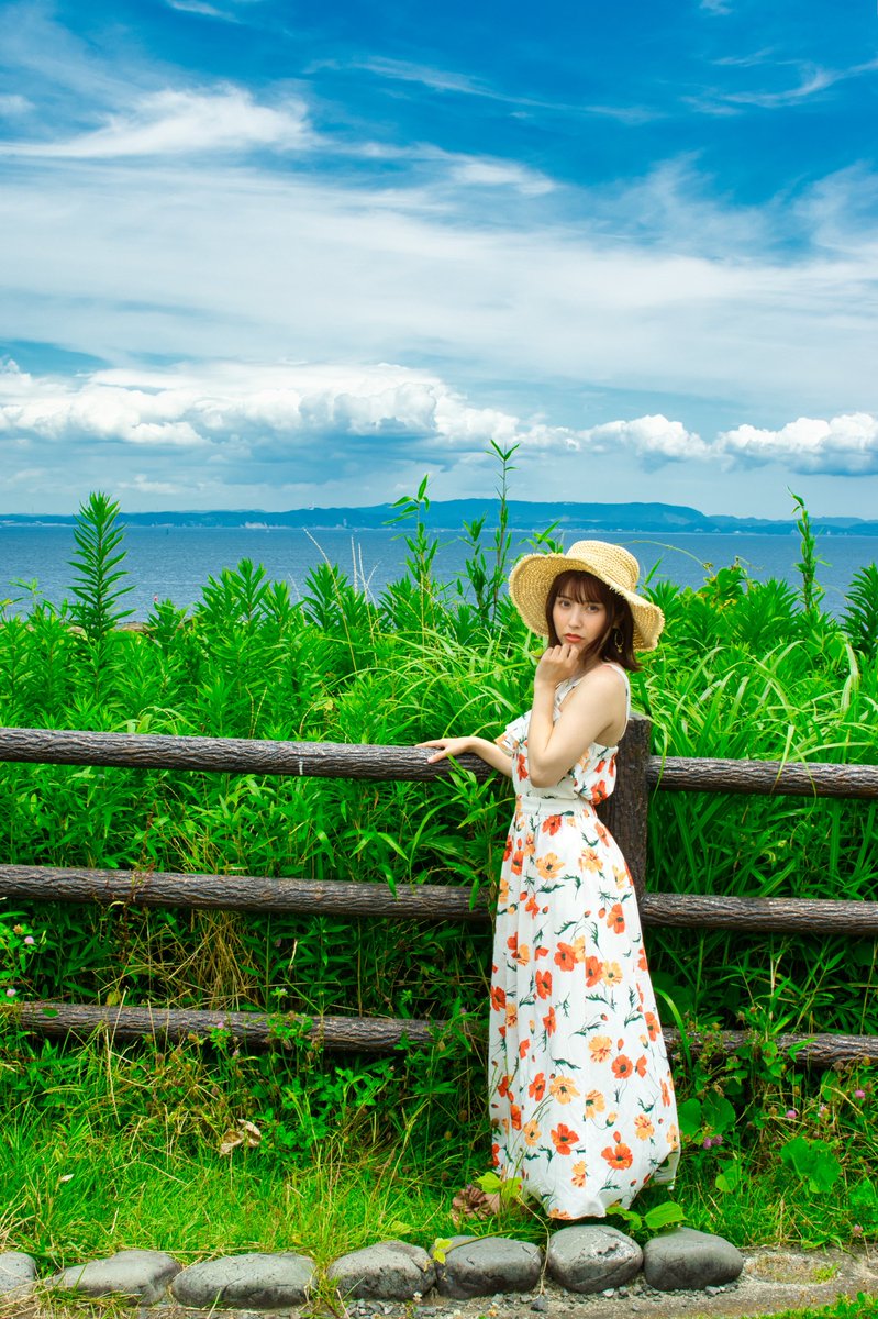 2022年7月9日 Toca~透夏 MODEL:透夏さん@Toca_pwqw 久々に訪れた海は晴天でした⛴️ 本当に大切な時にしか使わない ...